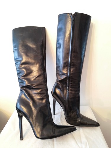 Bottes noir vintage - bottes,